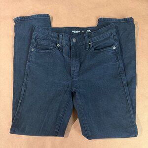 Old Navy Boys Slim Jeans Size 10 Dark Blue Built-In Flex Stretch